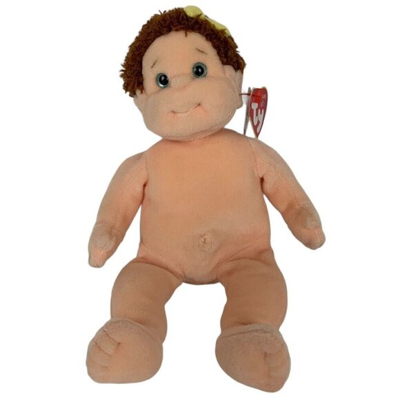 Ty Beanie Kids Lot of 3 Specs Curly Angel Nude Soft Dolls 10 inch Vtg 90s - Picture 8 of 15